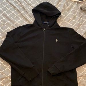 Polo zip up hoodie